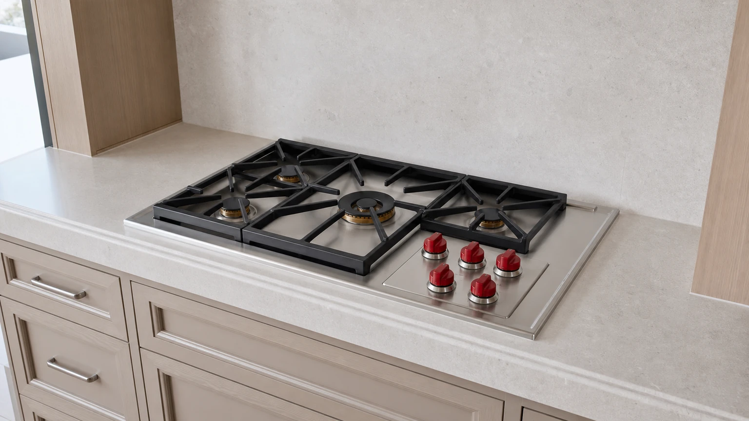Built-in cooktop diagnostic visit in the service area